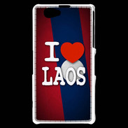 Coque Sony Xperia Z1 Compact I love Laos 3