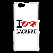 Coque Sony Xperia Z1 Compact I love Lacanau 2