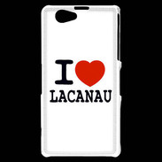 Coque Sony Xperia Z1 Compact I love Lacanau