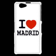 Coque Sony Xperia Z1 Compact I love Madrid