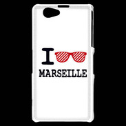 Coque Sony Xperia Z1 Compact I love Marseille 2