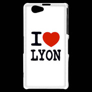 Coque Sony Xperia Z1 Compact I love Lyon