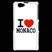 Coque Sony Xperia Z1 Compact I love Monaco