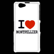 Coque Sony Xperia Z1 Compact I love Montpellier
