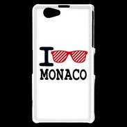Coque Sony Xperia Z1 Compact I love Monaco 2