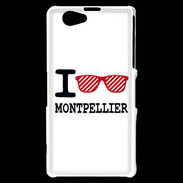 Coque Sony Xperia Z1 Compact I love Montpellier 2