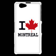 Coque Sony Xperia Z1 Compact I love Montreal 2