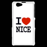 Coque Sony Xperia Z1 Compact I love Nice