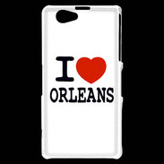 Coque Sony Xperia Z1 Compact I love Orléans
