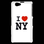 Coque Sony Xperia Z1 Compact I love New York 2