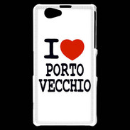 Coque Sony Xperia Z1 Compact I love Porto Vecchio