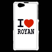 Coque Sony Xperia Z1 Compact I love Royan