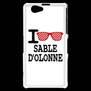 Coque Sony Xperia Z1 Compact I love Sable d'Olonne 2