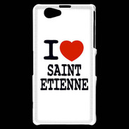 Coque Sony Xperia Z1 Compact I love Saint Etienne