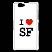 Coque Sony Xperia Z1 Compact I love SF