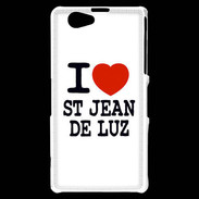 Coque Sony Xperia Z1 Compact I love Saint Jean de Luz