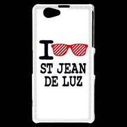 Coque Sony Xperia Z1 Compact I love Saint Jean de Luz 2