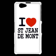 Coque Sony Xperia Z1 Compact I love Saint Jean de Mont