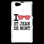 Coque Sony Xperia Z1 Compact I love Saint Jean de Mont 2