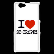Coque Sony Xperia Z1 Compact I love Saint Tropez
