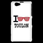 Coque Sony Xperia Z1 Compact I love Toulon 2