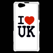 Coque Sony Xperia Z1 Compact I love UK
