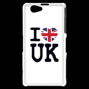 Coque Sony Xperia Z1 Compact I love UK 3