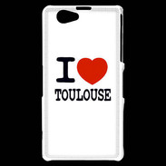 Coque Sony Xperia Z1 Compact I love Toulouse