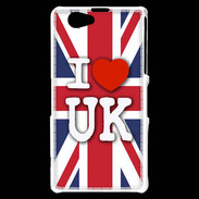 Coque Sony Xperia Z1 Compact I love UK 2