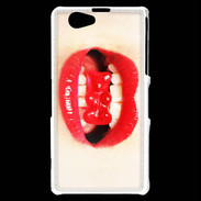 Coque Sony Xperia Z1 Compact Bouche et nounours PR