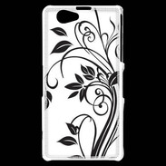 Coque Sony Xperia Z1 Compact motif fleurs 2
