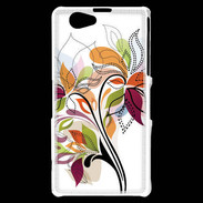 Coque Sony Xperia Z1 Compact Fleurs