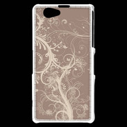 Coque Sony Xperia Z1 Compact motif fleuri 4