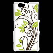 Coque Sony Xperia Z1 Compact motif floral 1