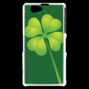 Coque Sony Xperia Z1 Compact trèfle 1