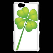 Coque Sony Xperia Z1 Compact trèfle 2