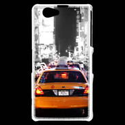 Coque Sony Xperia Z1 Compact Vue d'un taxi à New York PR 10