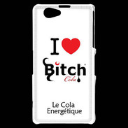Coque Sony Xperia Z1 Compact I love Bitch Cola 2