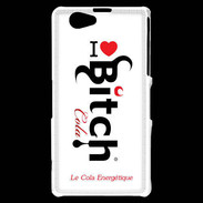 Coque Sony Xperia Z1 Compact I love Bitch Cola