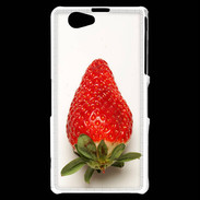 Coque Sony Xperia Z1 Compact Belle fraise PR