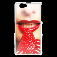 Coque Sony Xperia Z1 Compact Plaisir et fraise PR