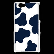 Coque Sony Xperia Z1 Compact vache bleue 