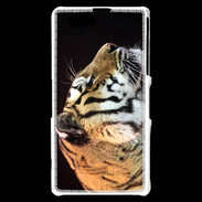 Coque Sony Xperia Z1 Compact Portrait de tigre PB 1