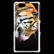 Coque Sony Xperia Z1 Compact Portrait de tigre PB 2