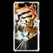 Coque Sony Xperia Z1 Compact Portrait de tigre PB 3