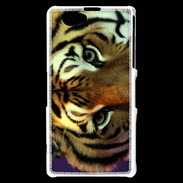 Coque Sony Xperia Z1 Compact Œil du tigre PB 1