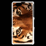 Coque Sony Xperia Z1 Compact Oeil de tigre PB 2