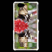 Coque Sony Xperia Z1 Compact DP Papillon mirroir