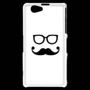 Coque Sony Xperia Z1 Compact moustache 1