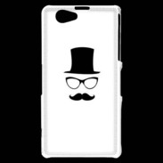 Coque Sony Xperia Z1 Compact chapeau moustache